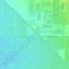 Mapa topográfico Hights Corner, altitude, relevo