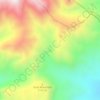 Mapa topográfico Cottonwoods Spring, altitude, relevo