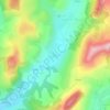 Mapa topográfico Aldea, altitude, relevo