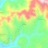 Mapa topográfico Cevallos, altitude, relevo