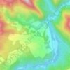 Mapa topográfico ზუბი, altitude, relevo