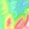 Mapa topográfico Αρίστη, altitude, relevo