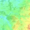 Mapa topográfico Les Dupins, altitude, relevo