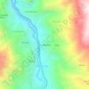 Mapa topográfico Secsepampa, altitude, relevo