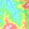 Mapa topográfico Obi, altitude, relevo