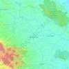 Mapa topográfico Bathin III, altitude, relevo