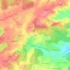 Mapa topográfico Arnal, altitude, relevo