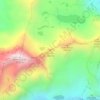Mapa topográfico Quota, altitude, relevo