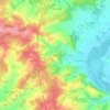 Mapa topográfico Chez Bertit, altitude, relevo