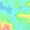 Mapa topográfico Agawz, altitude, relevo