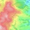 Mapa topográfico Haytor Vale, altitude, relevo