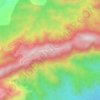 Mapa topográfico Cherat, altitude, relevo