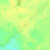Mapa topográfico Tusculum, altitude, relevo