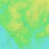 Mapa topográfico Colombia, altitude, relevo
