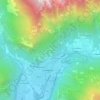 Mapa topográfico Pianazzola, altitude, relevo