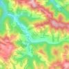 Mapa topográfico Santolaya, altitude, relevo