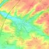 Mapa topográfico La Chaume, altitude, relevo