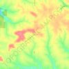 Mapa topográfico Highland, altitude, relevo