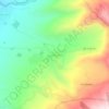Mapa topográfico Los Pajales, altitude, relevo