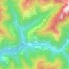 Mapa topográfico Retignano, altitude, relevo