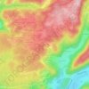 Mapa topográfico Les Breuchots, altitude, relevo