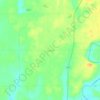 Mapa topográfico Lovett, altitude, relevo