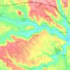 Mapa topográfico Marmeleira, altitude, relevo