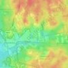 Mapa topográfico De Krim, altitude, relevo