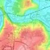 Mapa topográfico L'Îlot Saint-Pierre, altitude, relevo