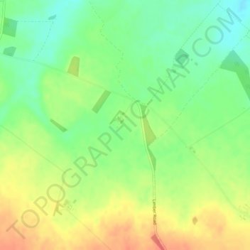 Mapa topográfico Limber Hill, altitude, relevo