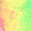 Mapa topográfico Vulcan, altitude, relevo