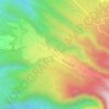 Mapa topográfico Puunui, altitude, relevo