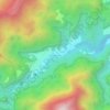Mapa topográfico Mutanyi, altitude, relevo