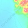 Mapa topográfico Chiddru, altitude, relevo