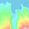 Mapa topográfico Motuee, altitude, relevo