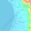Mapa topográfico Caridad, altitude, relevo