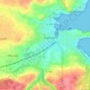 Mapa topográfico Biliou, altitude, relevo