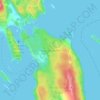 Mapa topográfico Spune’luxutth, altitude, relevo
