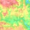 Mapa topográfico Kerlévic, altitude, relevo
