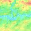 Mapa topográfico Le Clos, altitude, relevo