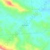 Mapa topográfico Monte Águila, altitude, relevo