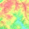 Mapa topográfico Meadowbrook, altitude, relevo