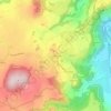 Mapa topográfico Les Baraques, altitude, relevo