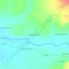 Mapa topográfico Tabuleiro Grande, altitude, relevo