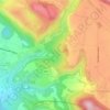 Mapa topográfico Sinizzo, altitude, relevo
