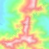 Mapa topográfico Coremuri/ombapamuku, altitude, relevo