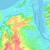 Mapa topográfico Solaiglesia, altitude, relevo