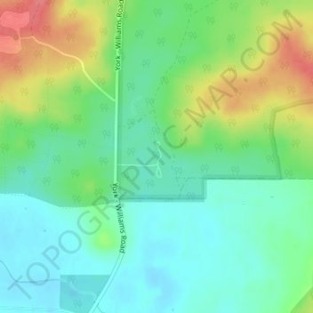 Mapa topográfico Congelin, altitude, relevo