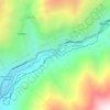 Mapa topográfico Huariquiña, altitude, relevo