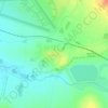Mapa topográfico Kfar Baruch, altitude, relevo
